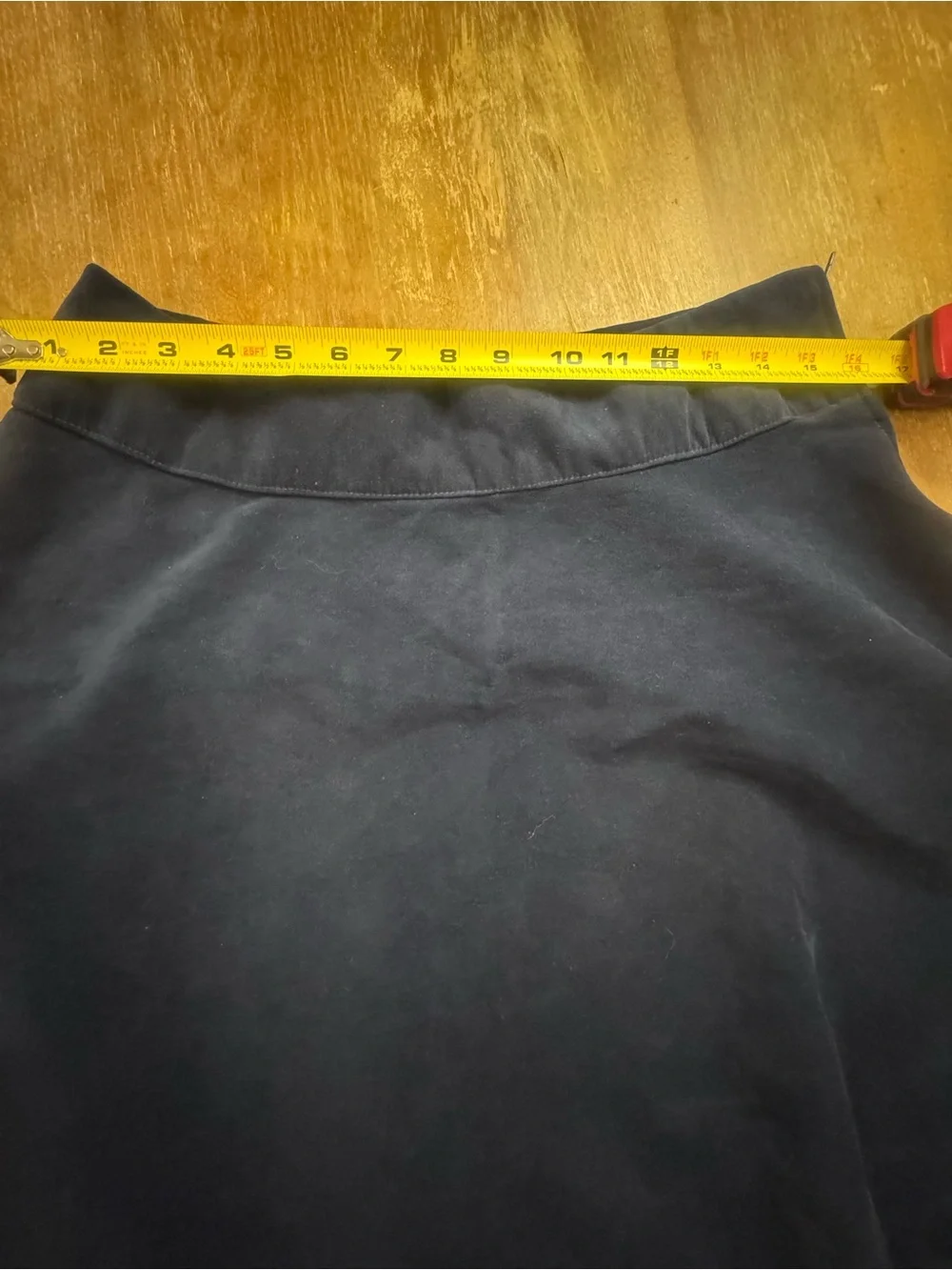 Women's A-Line Skirt in Navy Handmade picture measurements